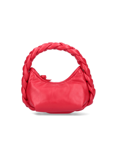 Shop Hereu 'espiga' Handle Bag In Rosso