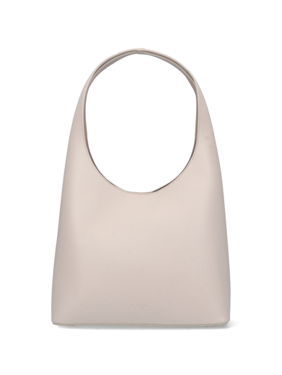 Shop Aesther Ekme 'sac Midi' Bag In Crema