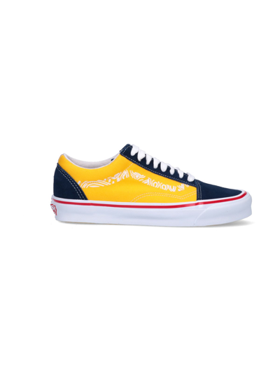 Vans Blue & Yellow Bedwin & The Heartbreakers Edition Og Old Skool Lx Sneakers In Blu