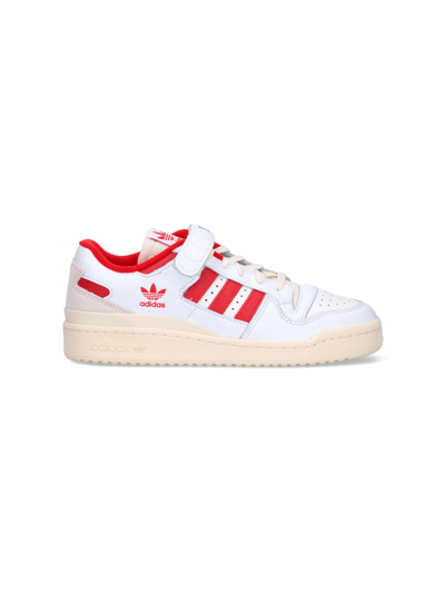 Shop Adidas Originals 'forum 84' Low Sneakers In Bianco