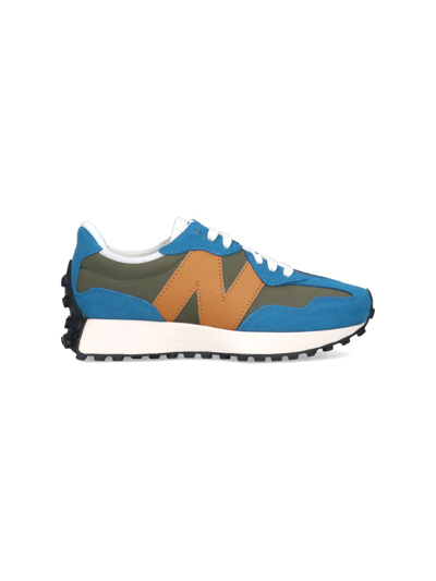 Shop New Balance '327' Sneakers In Blu