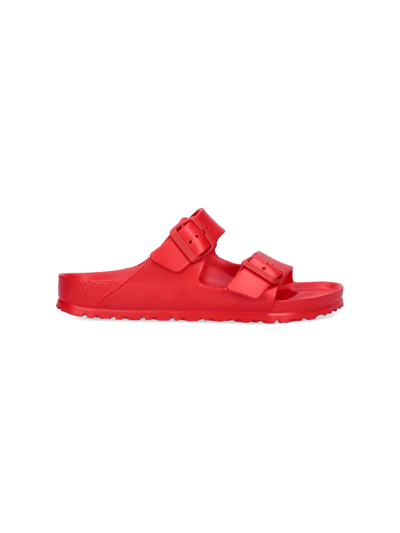 Shop Birkenstock 'arizona Eva' Sandals In Rosso