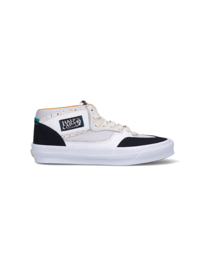 Shop Vans 'half Cab' Skate Sneakers In Bianco