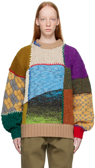 Shop Ader Error Multicolor Combine Sweater