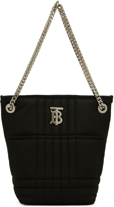 Shop Burberry Black Lola Bucket Bag