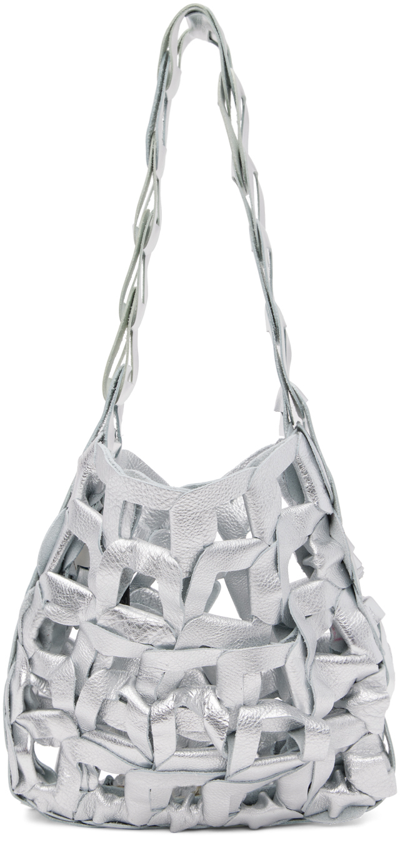 Shop Sc103 Silver Links Bag In Tin