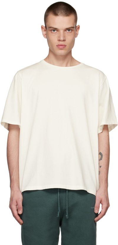 Shop Outdoor Voices Off-white Everyday T-shirt In Vanilla