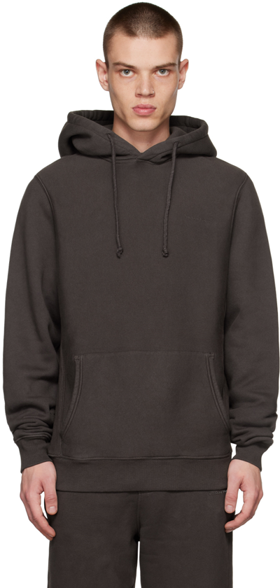 Shop Outdoor Voices Brown Organic Cotton Hoodie In Soil