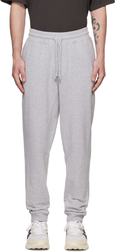 Shop Outdoor Voices Gray Organic Cotton Lounge Pants In Heather Grey