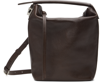Shop Lemaire Brown Case Bag In Br449 Dark Brown