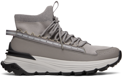 Shop Moncler Gray Monte Sneakers In P97 Grey