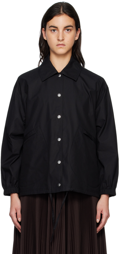 Shop Jil Sander Black Print Jacket In 001 Black