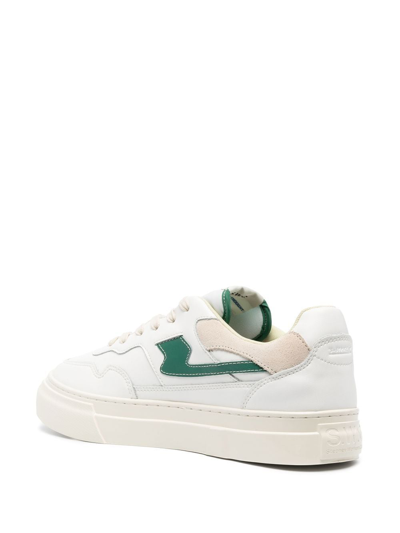 Stepney Workers Club Pearl S-strike Suede Trainers In White
