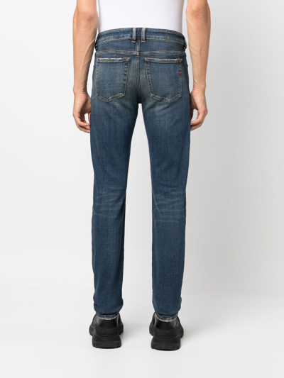 Shop Diesel Slim-cut Denim Jeans In Blue