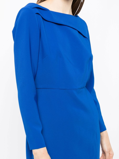 Shop Sachin & Babi Patrizia Asymmetric-hem Skirt In Blue