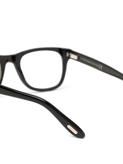 Shop Tom Ford Square-frame Glasses In Black