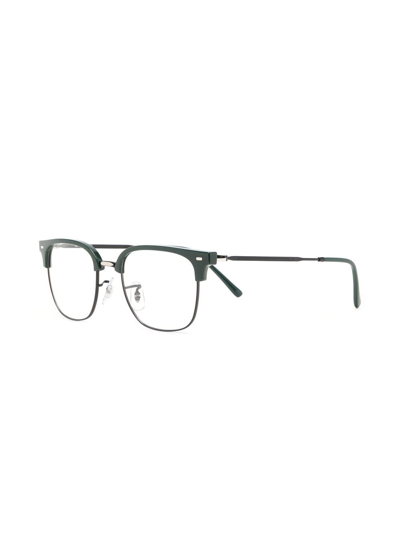 Ray Ban Square-frame Optical Glasses In Green