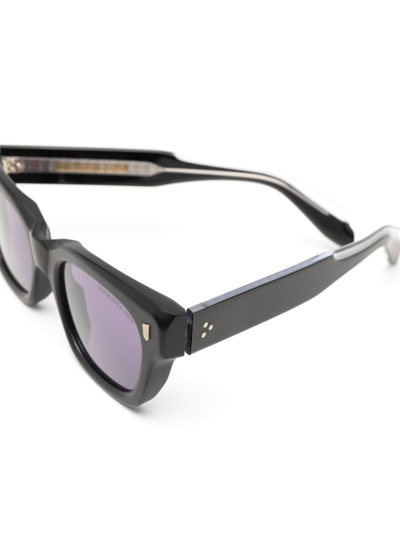 Shop Cutler And Gross Square Frame Sunglasses In Black