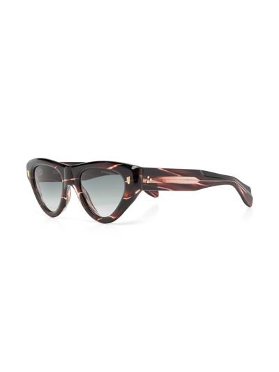 Cutler And Gross Cat-eye Tortoiseshell Sunglasses In Brown