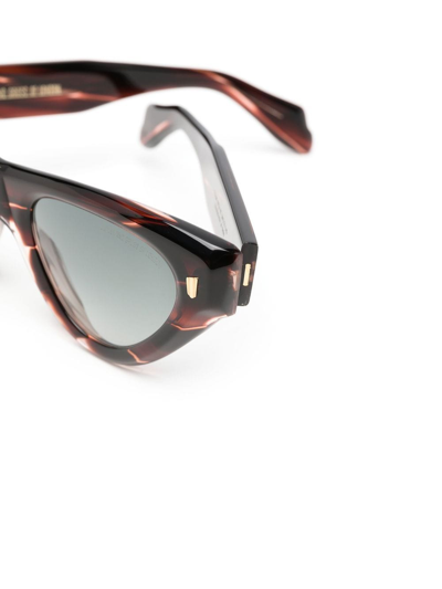 Cutler And Gross Cat-eye Tortoiseshell Sunglasses In Brown