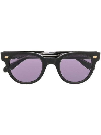 Shop Cutler And Gross Square-frame Sunglasses In Black