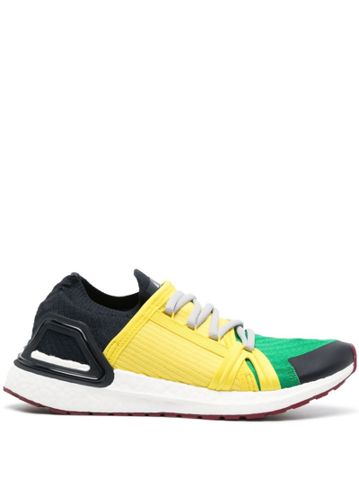 Shop Adidas By Stella Mccartney Colour-block Running Sneakers In Yellow