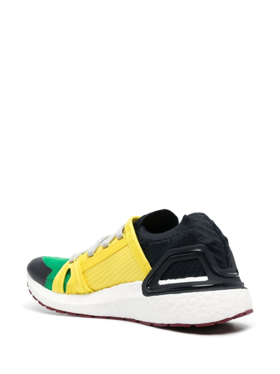 Shop Adidas By Stella Mccartney Colour-block Running Sneakers In Yellow