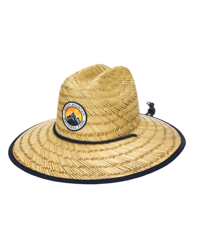 Shop National Parks Foundation Men's Straw Lifeguard Sun Hat In Rocky Mountain
