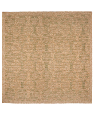 Shop Liora Manne Sahara Links 7'10" X 7'10" Square Outdoor Area Rug In Green