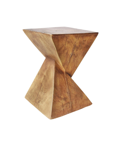 Shop Noble House Tess Outdoor Accent Table In Natural