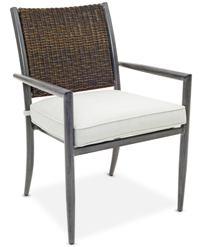 Shop Agio Closeout!  Lansdale Outdoor Dining Chair In Oyster