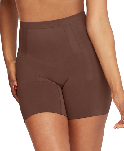 Spanx Women's Oncore Mid-thigh Short Ss6615 In Chestnut Brown