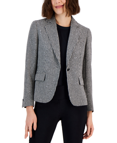 Anne klein one button on sale blazer