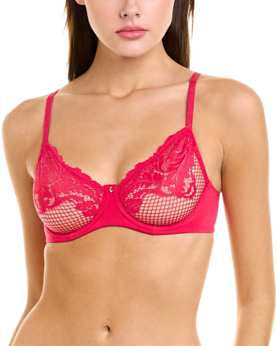 Shop Le Mystere Lace Allure Unlined Bra In Pink