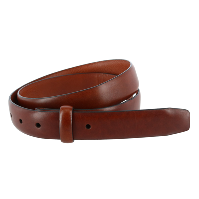 Shop Trafalgar Cortina Leather 30mm Harness Belt Strap In Brown