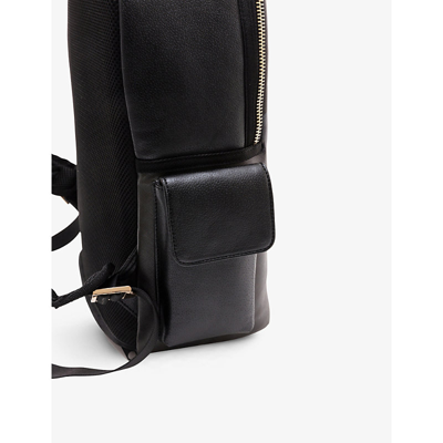 Seletti Wears Toiletpaper Lipstick Graphic-print Faux-leather Backpack