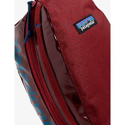 Shop Patagonia Wax Red Black Hole Small Recycled-nylon Packing Cube