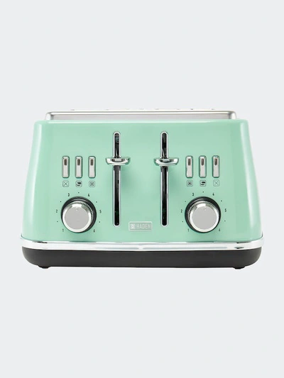 Shop Haden Cotswold New 4-slice, Wide Slot Toaster In Green
