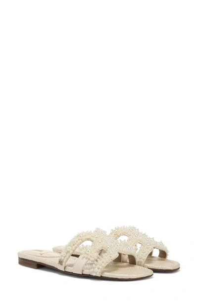 Shop Sam Edelman Bay Cutout Slide Sandal In Modern Ivory