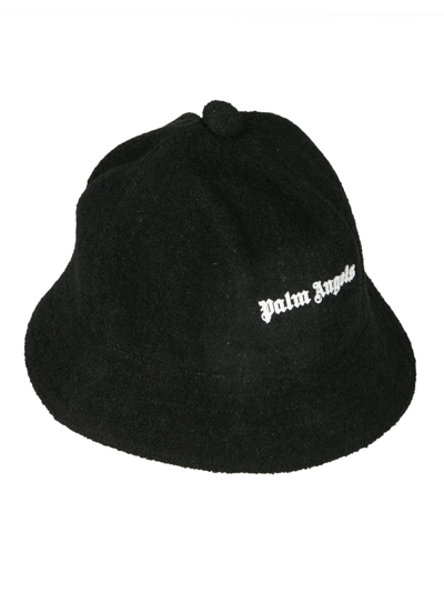 Shop Palm Angels Bouclé Bucket Hat In 1001