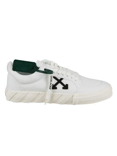 Shop Off-white Low Vulcanized Canvas Sneakers In 0110