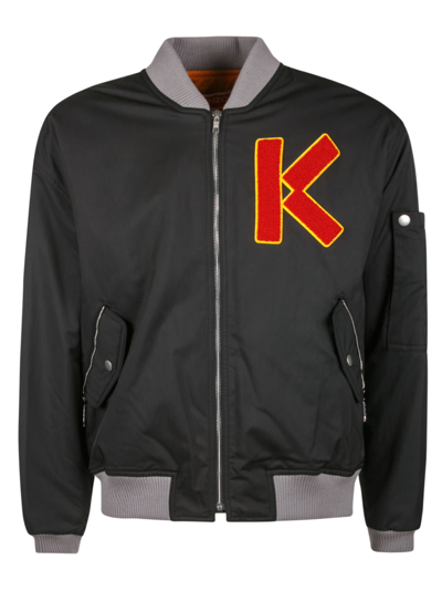Shop Kenzo K Bomber Jacket In 99j