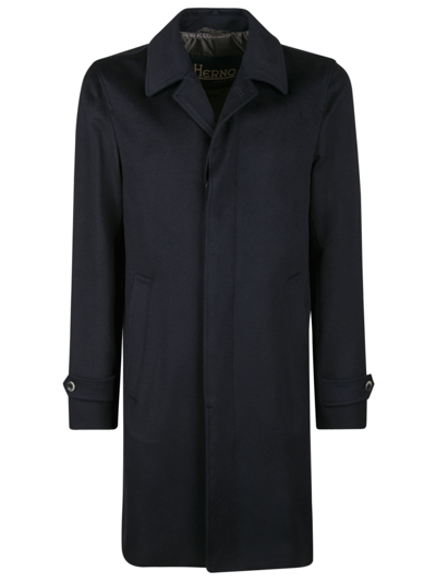 Shop Herno Classic Plain Coat In 9200
