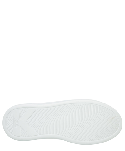 Shop Karl Lagerfeld Kapri K/ikonik Leather Sneakers In White