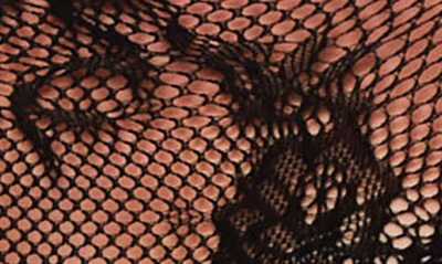 Hauty Mock Neck Long Sleeve Hosiery Teddy In Black