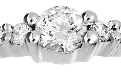 Shop Bony Levy Liora Stackable Diamond Ring In 18k White Gold