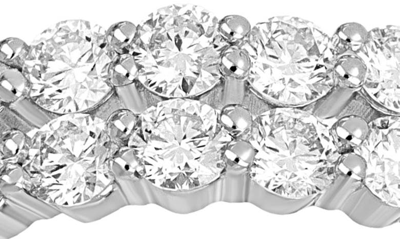 Bony Levy Audrey Two-row Diamond Ring In 18k White Gold