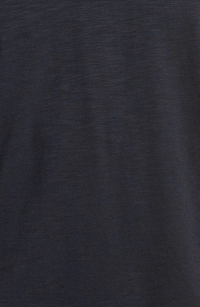 Travismathew Cloud Trim Fit Slubbed T-shirt In Black