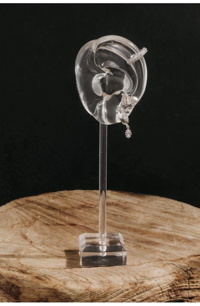 Child Of Wild Joni Pavé Ear Cuff In Silver