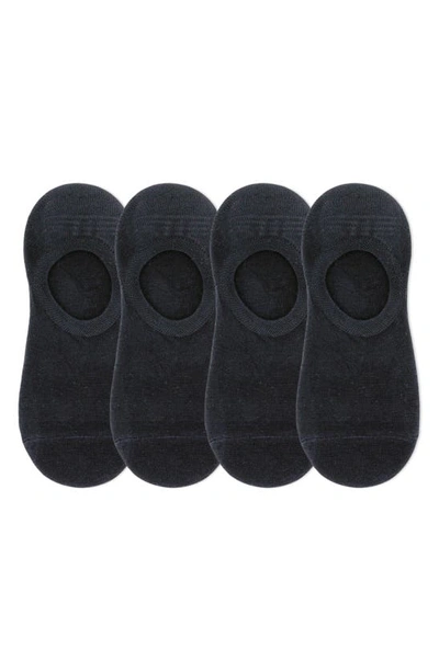 Shop K. Bell Socks K Bell Socks 4-pack Low-cut Sock Liners In Black